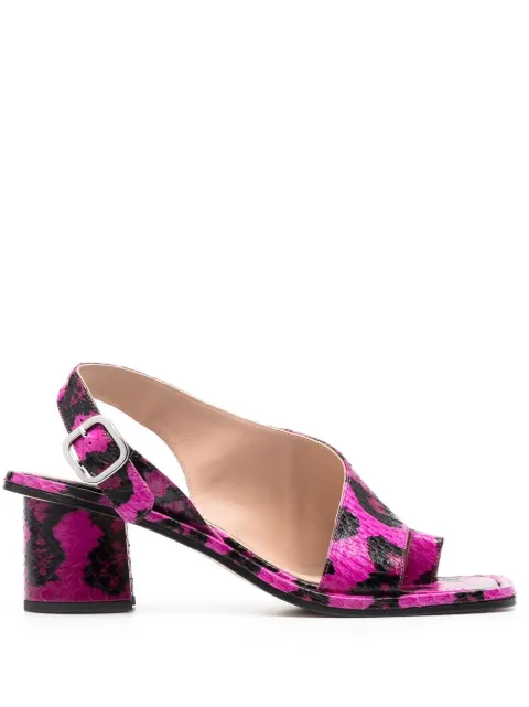 Scarosso Jill snakeskin-effect sandals Pink JILLSANDPINELAP