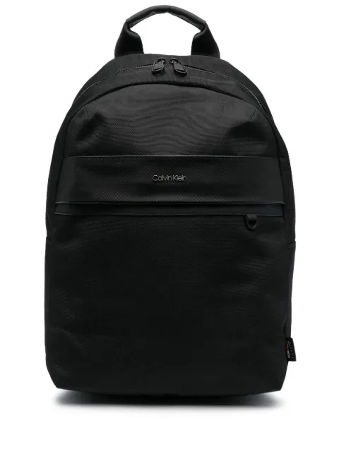 Calvin Klein logo-plaque detail backpack Black K50K509591