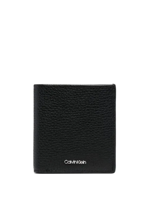 Calvin Klein grained leather wallet Black K50K509624