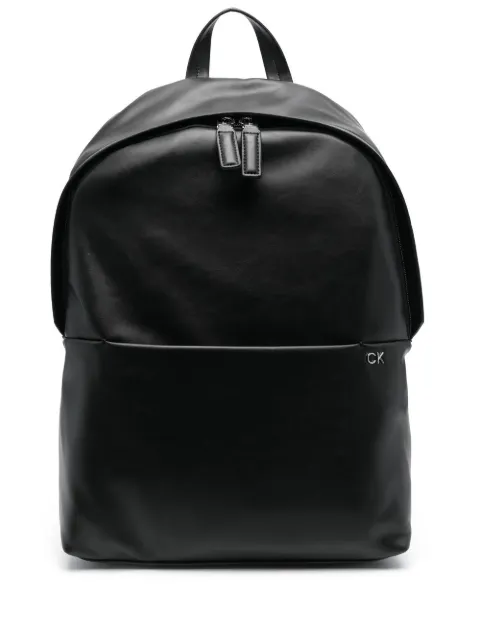 Calvin Klein logo zipped backpack Black K50K509735