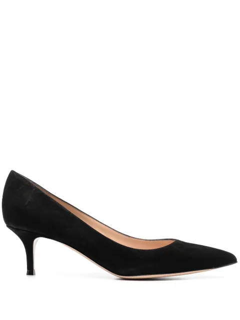 Gianvito Rossi Gianvito 55mm suede pumps Black G2033655RICCAM