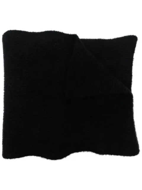 Calvin Klein logo-embroidered scarf Black K50K509705
