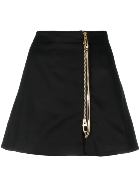 AZ FACTORY Zip Mini skirt Black 22SKT034TW5