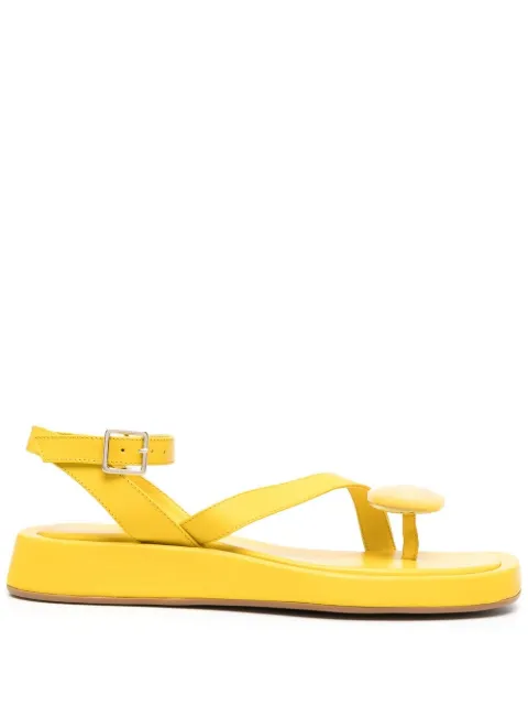 GIABORGHINI open-toe sandals Yellow ROSIE18