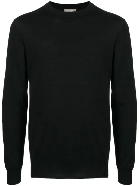 N.Peal crew-neck cashmere jumper Black NPG000476