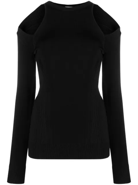 AZ FACTORY cut-out detail jumper Black 22TOP052K02