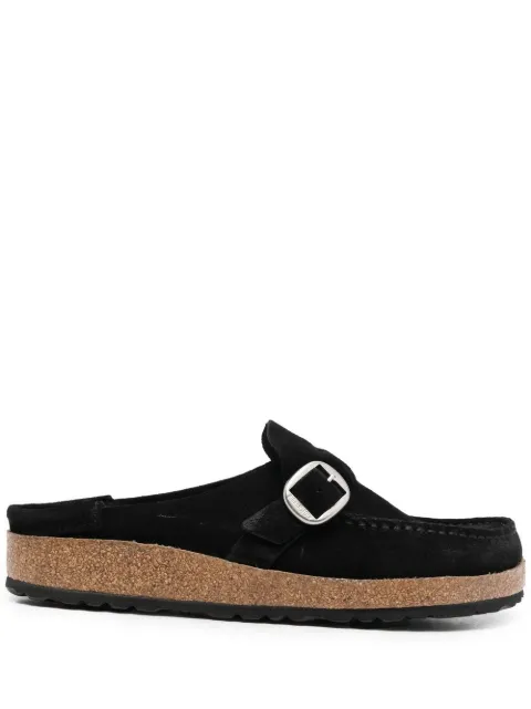 Birkenstock closed-toe suede mules Black 1017825