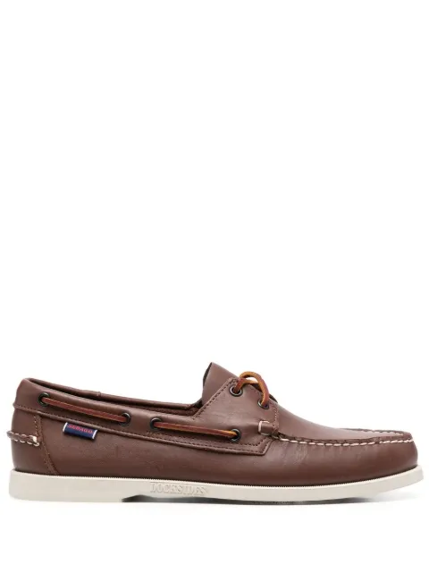 Sebago front lace-up detail boat shoes Brown 7000H00