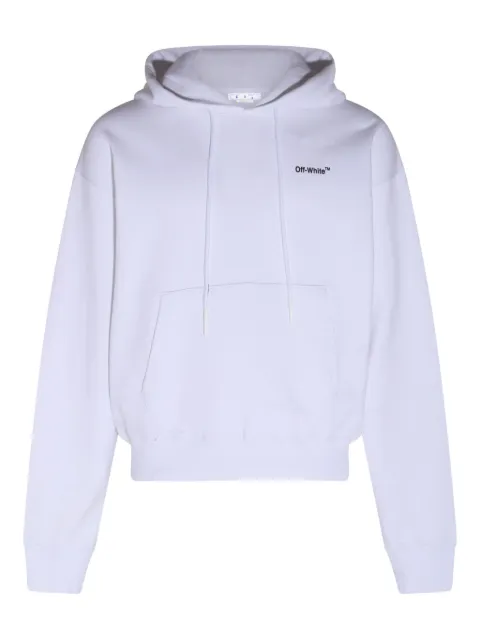 Off-White Caravaggio Arrow Over hoodie White OMBB037C99FLE0030110