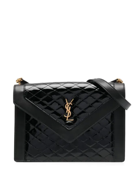Saint Laurent Gaby quilted shoulder bag Black 695503BMII7