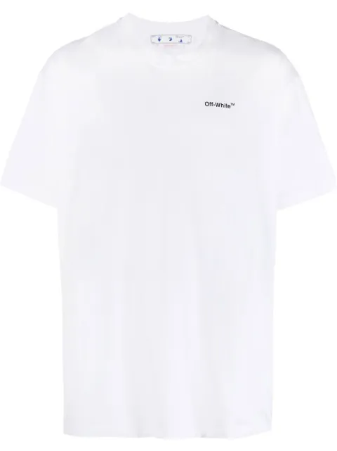 Off-White Arrows-print T-shirt White OMAA038C99JER0050110