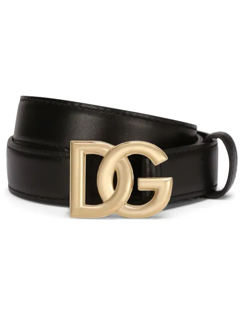 Dolce & Gabbana logo-plaque belt Black BE1447AW576