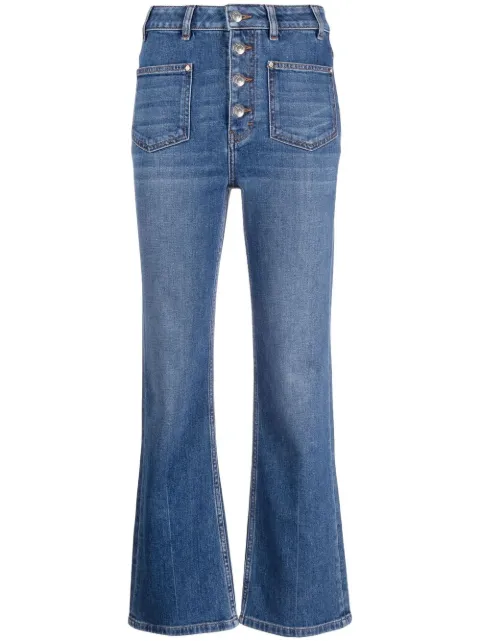 Maje high-rise flared jeans Blue MFPJE00352
