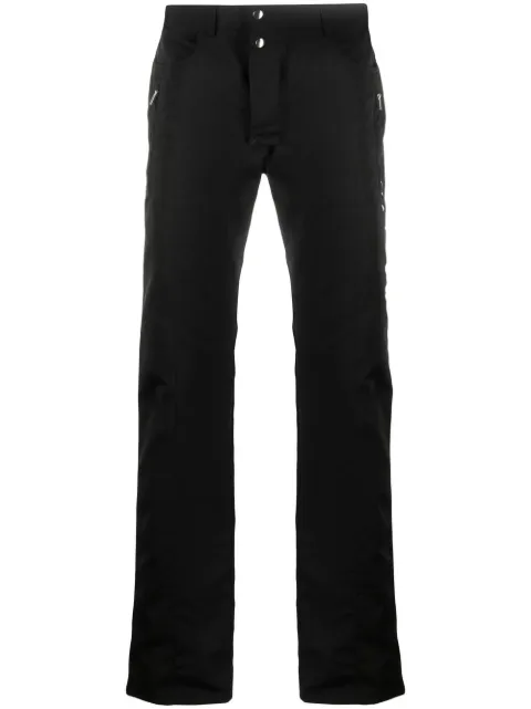 1017 ALYX 9SM logo-print straight-leg trousers Black AAMPA0275FA02