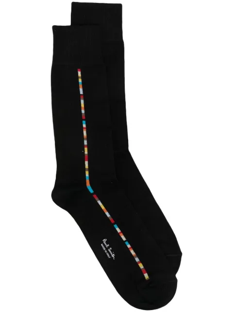 Paul Smith logo-print detail socks Black M1A800MOHF775