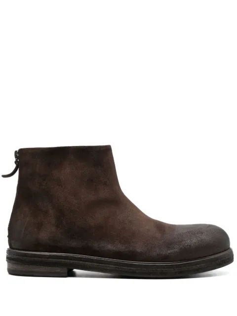 Marsèll Zucca Zeppa suede ankle boots Brown MM4480