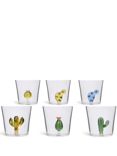Ichendorf Milano Desert Plants set-of-six tumblers White 09352099S