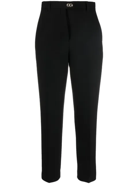 Ferragamo cropped tapered trousers Black 755797