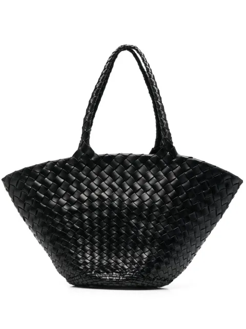 DRAGON DIFFUSION Egola interwoven tote bag Black 8026