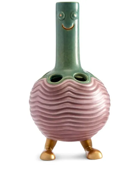 L'Objet x Haas Brothers Simon vase (25cm) Green HB944