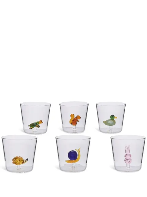 Ichendorf Milano Animal Farm set-of-six tumblers White 09352371S