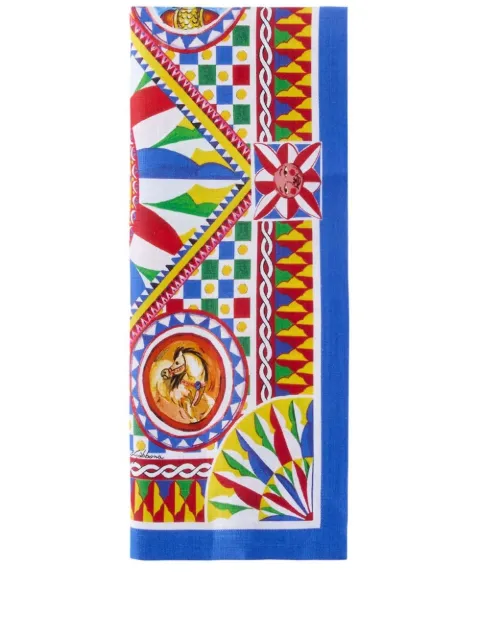 Dolce & Gabbana linen napkins (set of two ) Blue TCGS05TCADN
