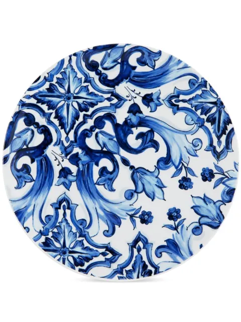Dolce & Gabbana porcelain charger plate Blue TC0010TCA41