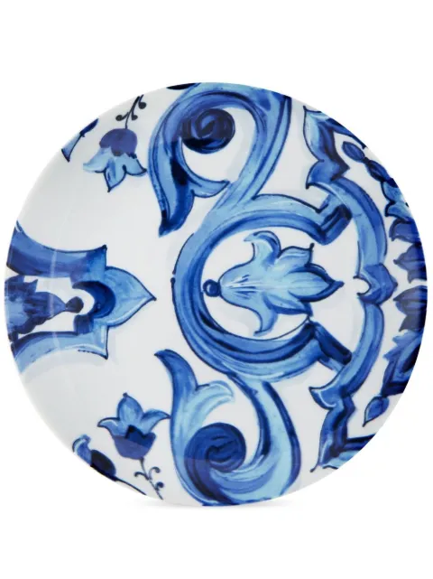 Dolce & Gabbana porcelain dessert plates Blue TC0S03TCA37