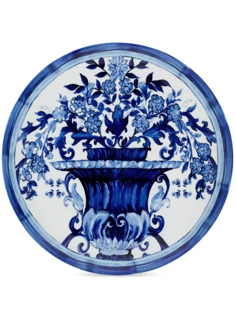 Dolce & Gabbana Blu Mediterraneo porcelain charger plate Blue TC0010TCA88