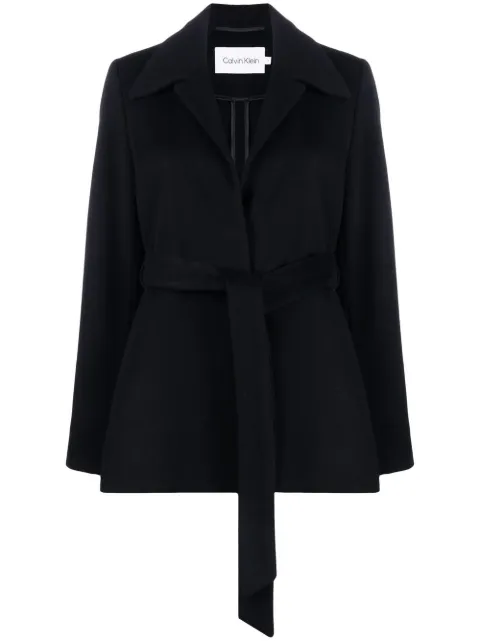 Calvin Klein single-breasted coat Black K20K204154