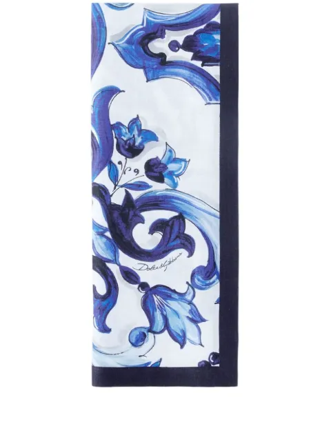 Dolce & Gabbana linen napkins (set of two ) Blue TCGS05TCADN