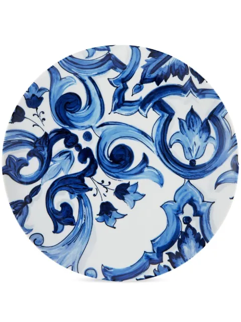 Dolce & Gabbana porcelain dinner plates Blue TC0S04TCA36