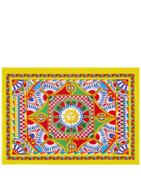 Dolce & Gabbana placemat-napkin set Yellow TCGS04TCADN
