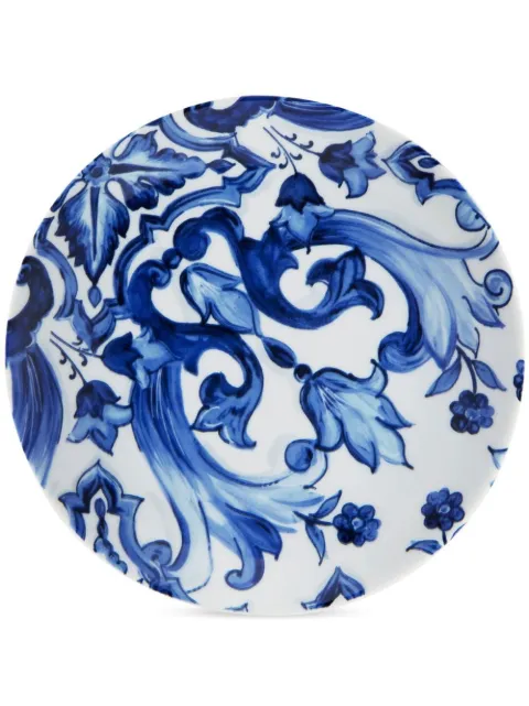 Dolce & Gabbana porcelain dessert plates Blue TC0S03TCA41