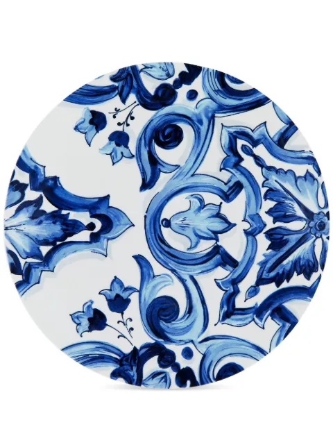 Dolce & Gabbana porcelain charger plate White TC0010TCA37