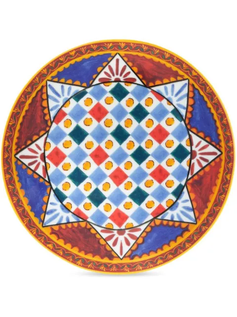 Dolce & Gabbana porcelain bread plates (set of two) Blue TC0S02TCA24