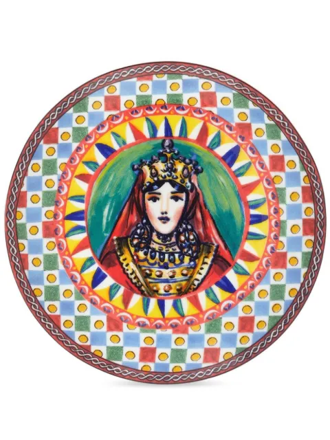 Dolce & Gabbana porcelain bread plates (set of two) Multicolour TC0S02TCA22