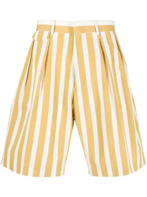 Paul Smith stripe-print shorts Yellow M1R338XH01655