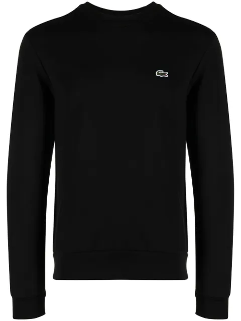 Lacoste logo-appliqué sweatshirt Black SH96080