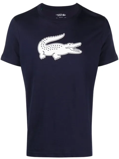 Lacoste logo-print T-shirt Blue TH2042