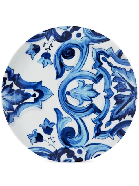 Dolce & Gabbana Porcelain dinner plates Blue TC0S04TCA37