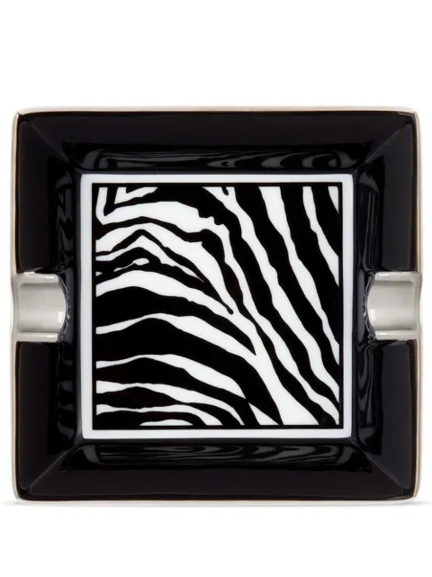 Dolce & Gabbana zebra-print porcelain ash-tray Black TCC100TCA70
