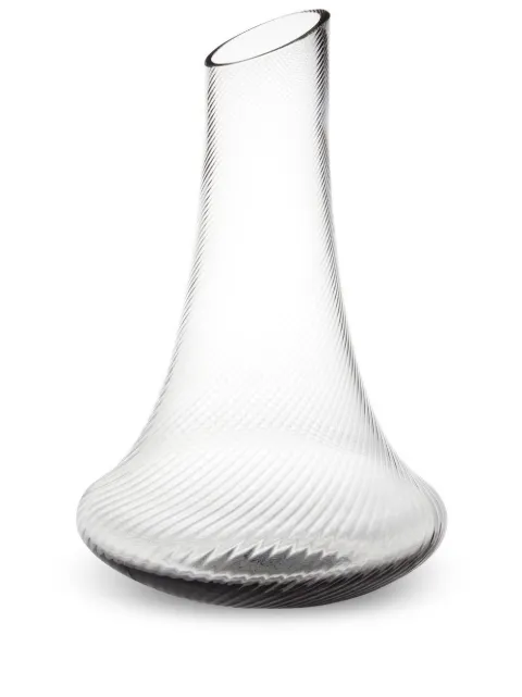 Dolce & Gabbana Murano glass curved wine carafe White TCB030TCAD2