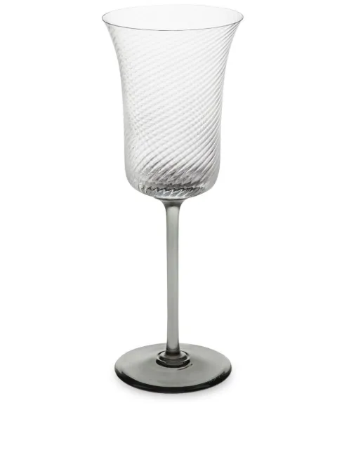 Dolce & Gabbana Murano hand-blown wine glass White TCB028TCAD2