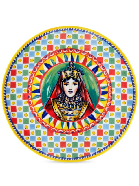 Dolce & Gabbana porcelain dessert plates (set of two) Blue TC0S03TCA22