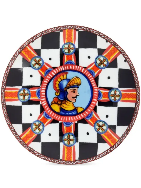 Dolce & Gabbana porcelain bread plates (set of 2) Multicolour TC0S02TCA13