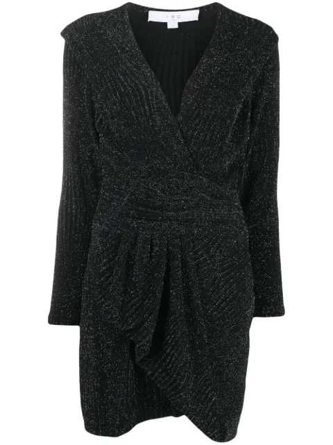 IRO gathered-effect dress Black WM33UPWOOD