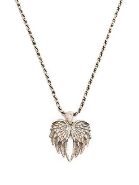 Emanuele Bicocchi wings pendant necklace Silver WGP2