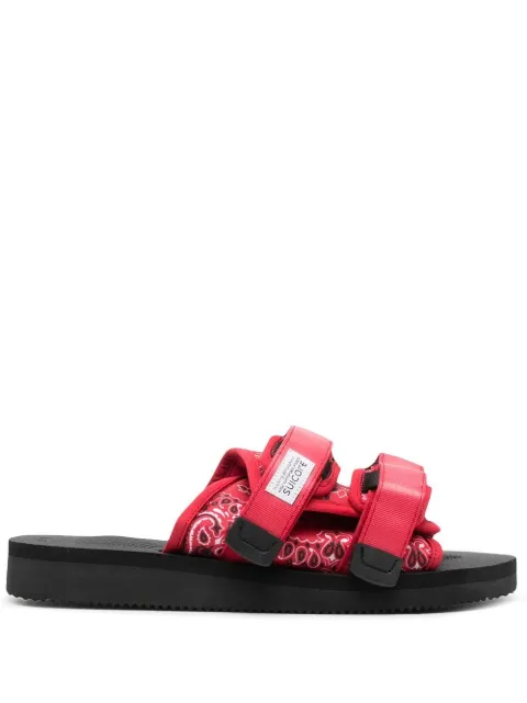 Suicoke double-strap flat sandals Red OG056CABPT02RD