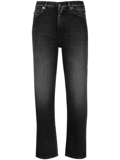 IRO fitted organic cotton jeans Black WP22DEEN